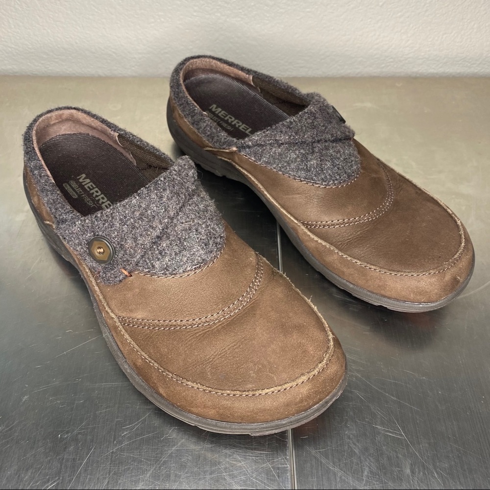 MERRELL Women's Dassie Bracken Slip-On Mules Sz 7